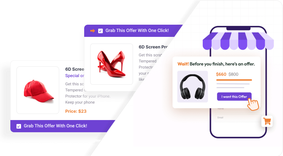 Offer your best courses using discounts, order bumps, and one-click upsells that buyers can’t resist with WPFunnel